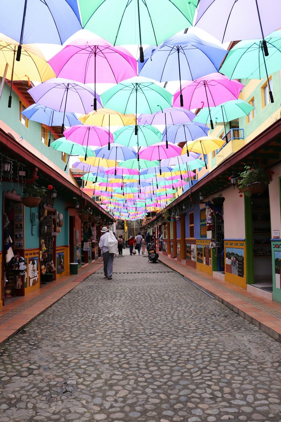 Colorful streets of Guatapé, Antioquia